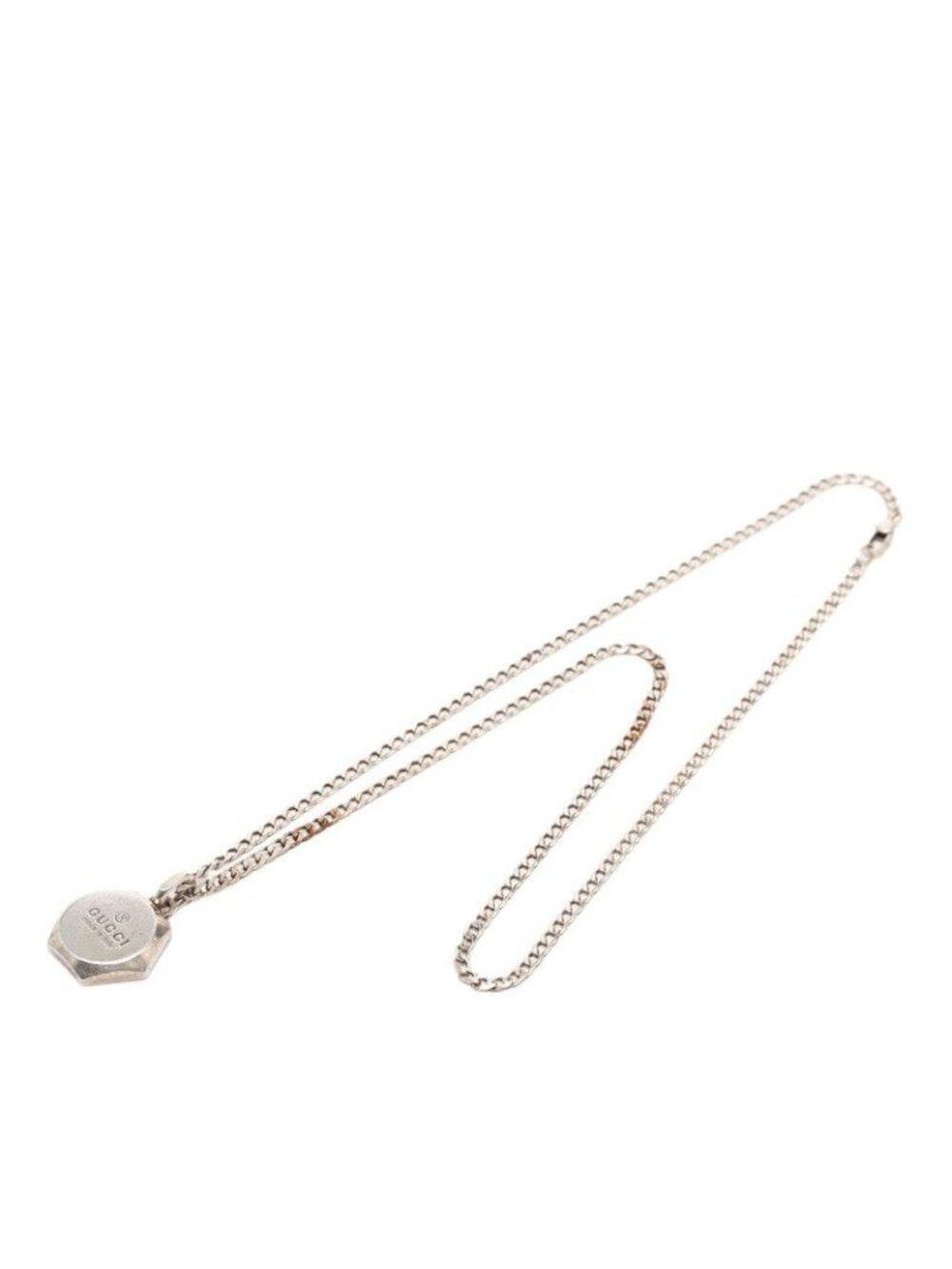 Gucci Hexagon Pendant Necklace Silver - Picture 3 of 6